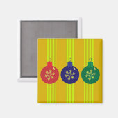 クリスマスバウブル マグネット (正面/裏面)