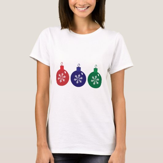 クリスマスバウブル Tシャツ (正面)