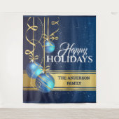 クリスマスバウベルの豪華なグリーティングウォール タペストリー (正面)