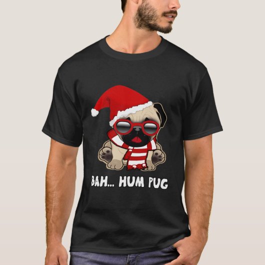 クリスマスバウムプグ Tシャツ (正面)