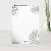 クリスマスバケーションサンタカスタムーホリデーカード カード (裏面)