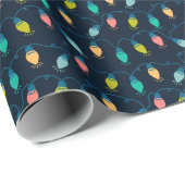 クリスマスバケーションホリデートゥインクルライト ラッピングペーパー (ロールコーナー)