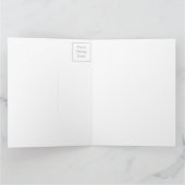 クリスマスバケーションホリデー カード (内部)