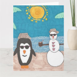 クリスマスバケーションホリデー カード