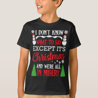 クリスマスバケーションミリーおもしろいズクリスマスサンタファミリー Tシャツ