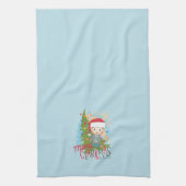 クリスマスバケーションメリークラークマス キッチンタオル (縦)