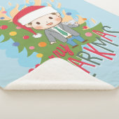 クリスマスバケーションメリークラークマス シェルパブランケット (3/4)