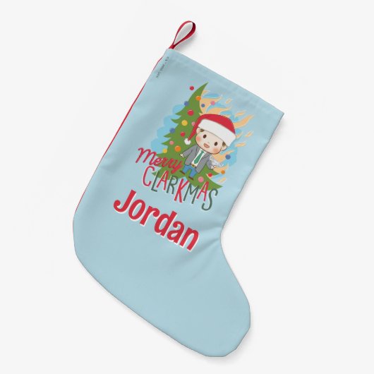 クリスマスバケーションメリークラークマス スモールクリスマスストッキング (正面 (吊り時))