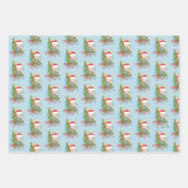 クリスマスバケーションメリークラークマス ラッピングペーパーシート (正面3)