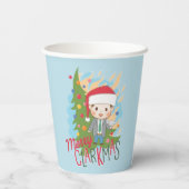 クリスマスバケーションメリークラークマス 紙コップ (裏面)