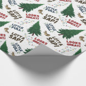 クリスマスバケーションラッピング紙 ラッピングペーパー (角)