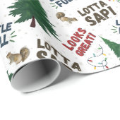 クリスマスバケーションラッピング紙 ラッピングペーパー (ロールコーナー)