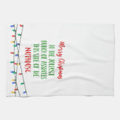 クリスマスバケーション引用文キッチンタオル キッチンタオル (横)