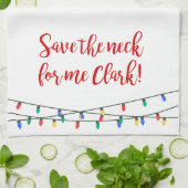 クリスマスバケーション引用文キッチンタオル キッチンタオル (折り畳み)