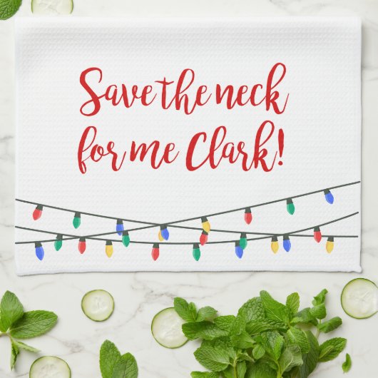 クリスマスバケーション引用文キッチンタオル キッチンタオル (折り畳み)