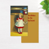 クリスマスバスケットギフトラベルカードミンスパイ (デスク)