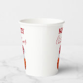 クリスマスバスケットボールスポーツボールパーティー 紙コップ (右)