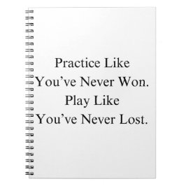 クリスマスバスケットボールチームとやる気を起こさせる引用文 ノートブック