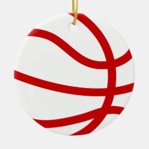 クリスマスバスケットボール セラミックオーナメント