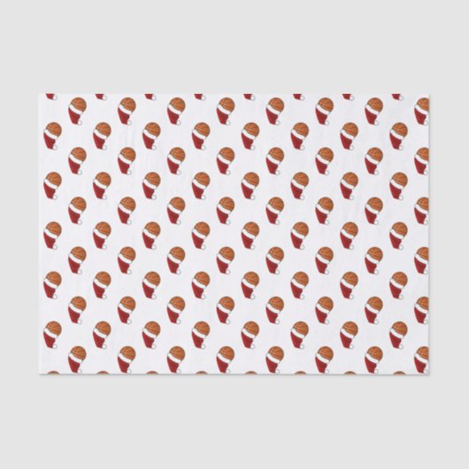 クリスマスバスケットボール 薄葉紙 (正面)