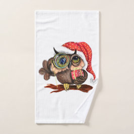 クリスマスバスタオオルセットベビーフクロウ贈答品 バスタオルセット