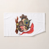 クリスマスバスタオオルセットベビーフクロウ贈答品 バスタオルセット (ハンドタオル)