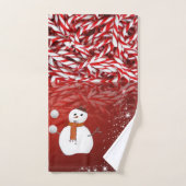 クリスマスバスタオオルセット バスタオルセット (ハンドタオル)