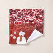 クリスマスバスタオオルセット バスタオルセット (ウォッシュタオル)