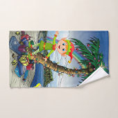 クリスマスバスタオオルセット、ビーチバム小妖精や小人 バスタオルセット (ハンドタオル)