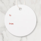 クリスマスバセット犬 フェイバータグ (裏面)