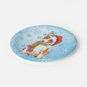 クリスマスバセンジ紙プレート ペーパープレート (アングル)