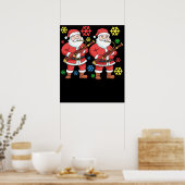 クリスマスバソーンストギフトメンオーケストラ ポスター (キッチン)