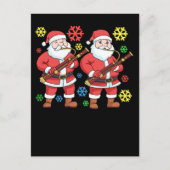 クリスマスバソーンストギフトメンオーケストラ ポストカード (正面)