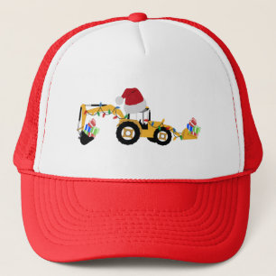 クリスマスバックホー建築トラック キャップ