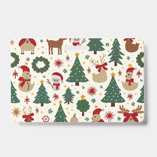 クリスマスバッグ バッジ (正面)