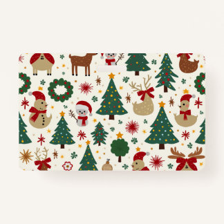 クリスマスバッグ バッジ