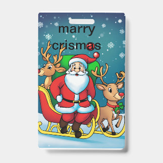 クリスマスバッグ バッジ