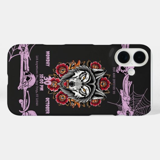 クリスマスバッジ Case-Mate iPhoneケース (裏面 (横))