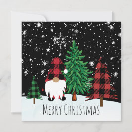 クリスマスバッファロープリント格言クリスマスカード