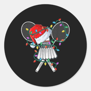 クリスマスバドミントンクリスマスサンタスポーツハットメンズウォム ラウンドシール
