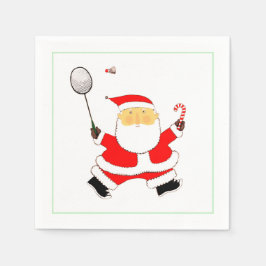 クリスマスバドミントンパーティー スタンダードカクテルナプキン