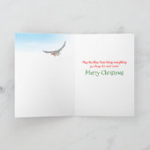 クリスマスバナナとサンタクロースロブスター おもしろい シーズンカード (内部)