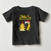 クリスマスバナナ ベビーTシャツ (正面)