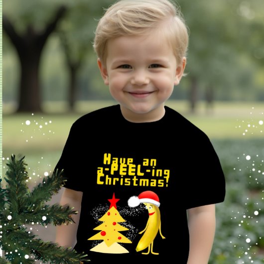 クリスマスバナナ ベビーTシャツ