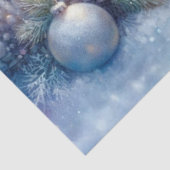 クリスマスバニーの魔法の冬の森のデコページ 薄葉紙 (詳細)