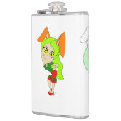 クリスマスバニーガール フラスク (左)
