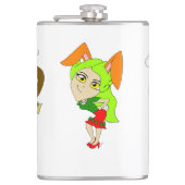 クリスマスバニーガール フラスク (正面)