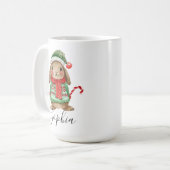 クリスマスバニーマグ コーヒーマグカップ (正面左)