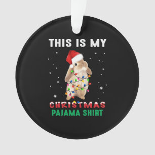 クリスマスバニー オーナメント