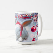 クリスマスバニー コーヒーマグカップ (正面右)
